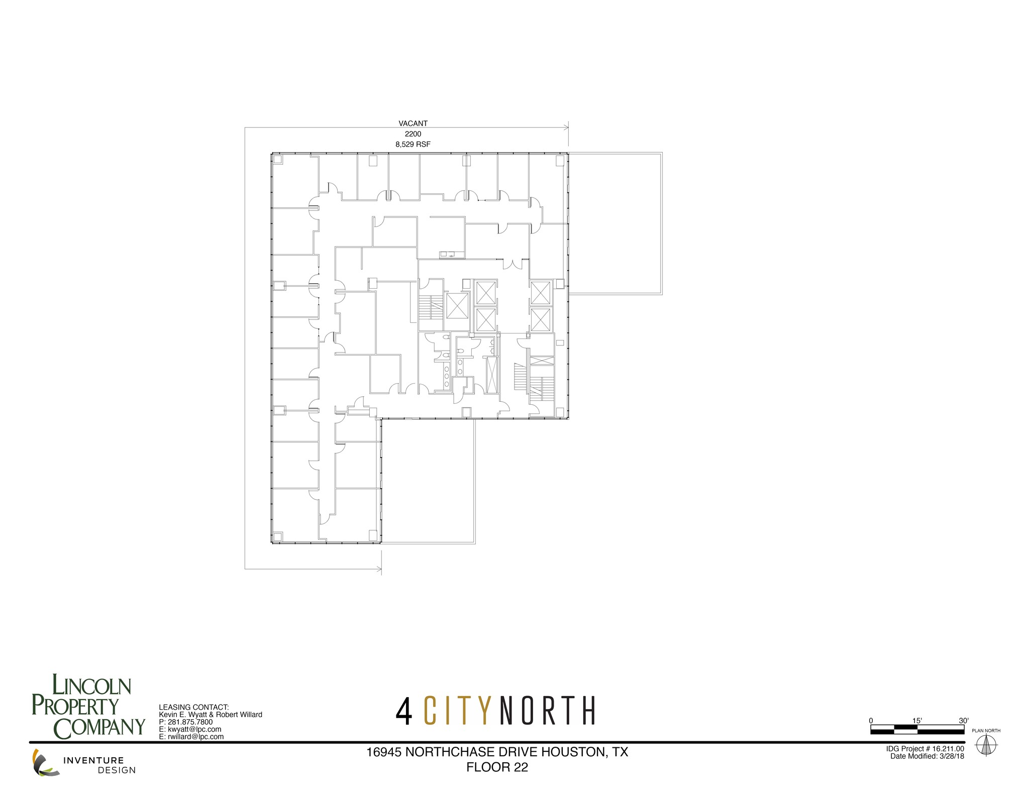 16945 Northchase Dr, Houston, TX à louer Plan de site- Image 1 de 1