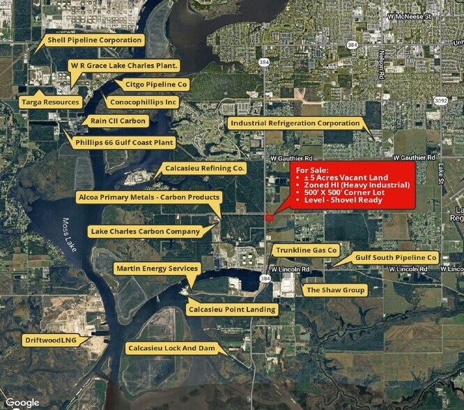 SEC Big Lake Rd & Tank Farm rd, Lake Charles, LA à vendre - Photo du bâtiment - Image 2 de 4