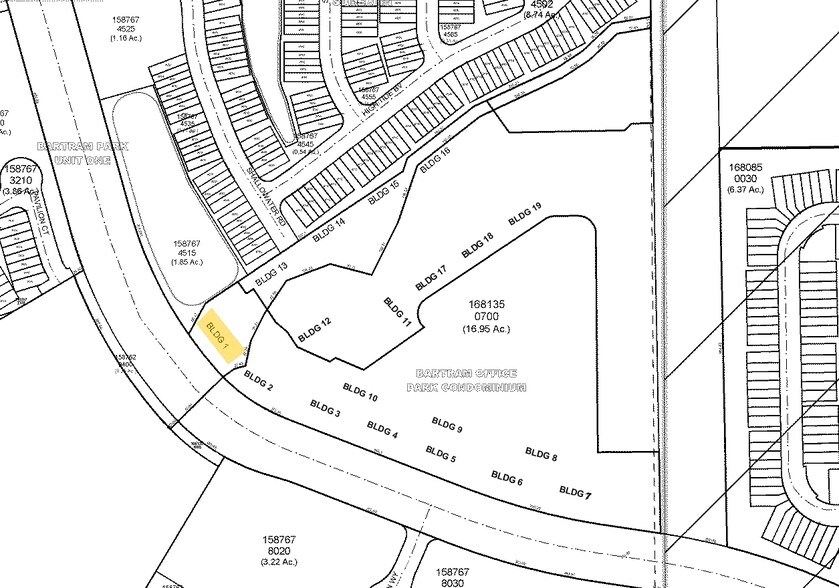 13241 Bartram Park Blvd, Jacksonville, FL à vendre - Plan cadastral - Image 2 de 19