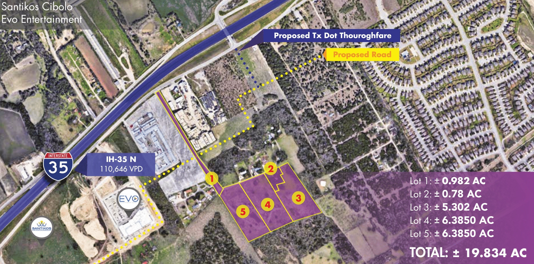 18780 IH 35 Hwy N, Schertz, TX à vendre Aérien- Image 1 de 7