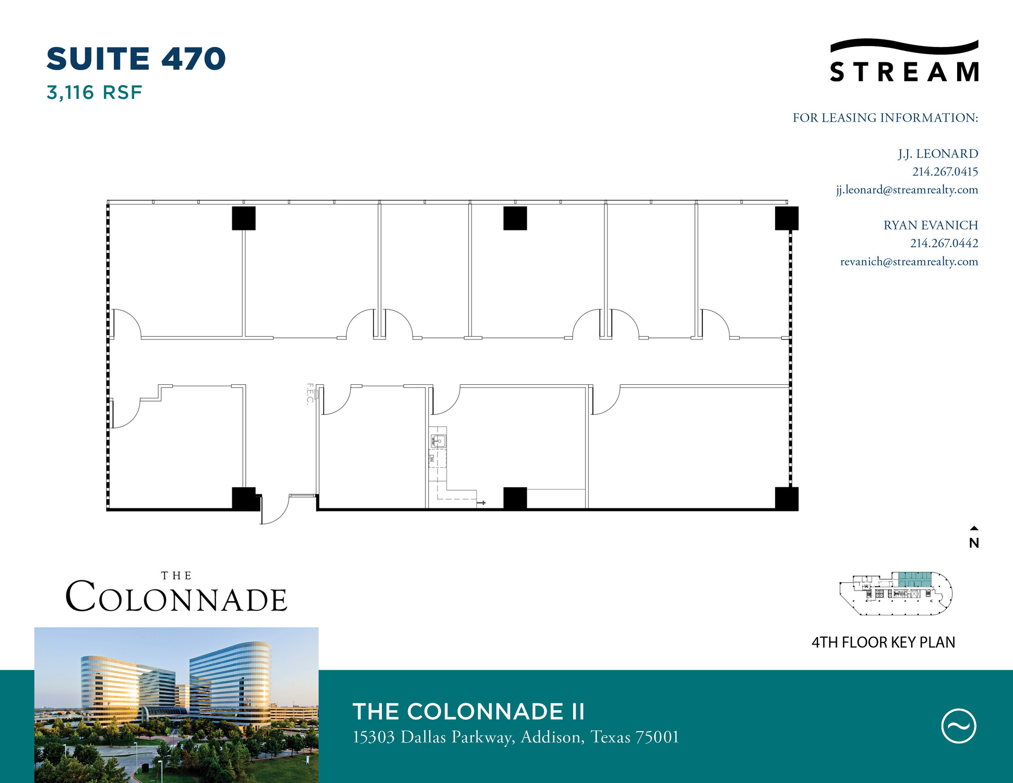 15301 N Dallas Pky, Addison, TX for lease Floor Plan- Image 1 of 2