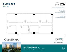 15301 N Dallas Pky, Addison, TX for lease Floor Plan- Image 1 of 2