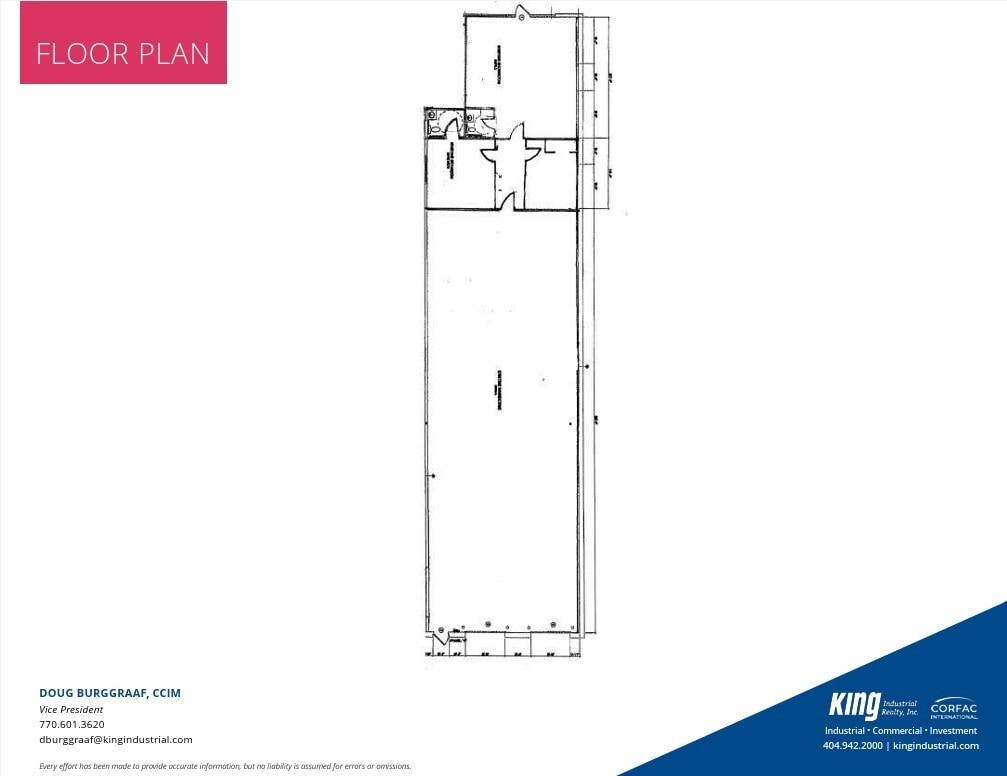 4505 Peachtree Industrial Blvd, Berkeley Lake, GA à louer Plan d’étage- Image 1 de 1