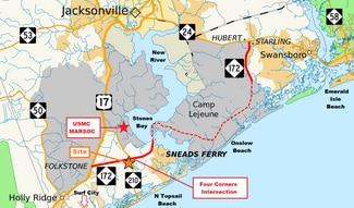 Plus de détails pour 1934 Hwy-172, Sneads Ferry, NC - Terrain à vendre
