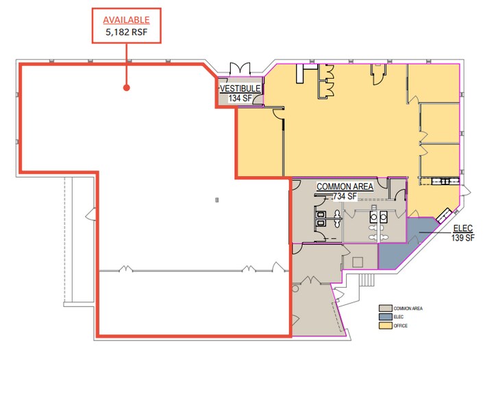 425 W Walnut St, Milwaukee, WI for lease - Floor Plan - Image 2 of 2