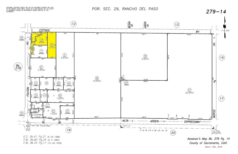 2052 Fulton Ave, Sacramento, CA à vendre - Plan cadastral - Image 3 de 3