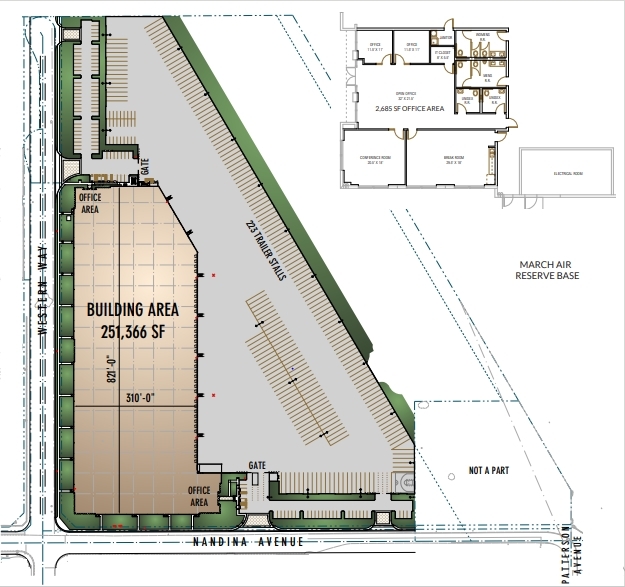 1330 Nandina Ave, Perris, CA à vendre - Plan de site - Image 1 de 1