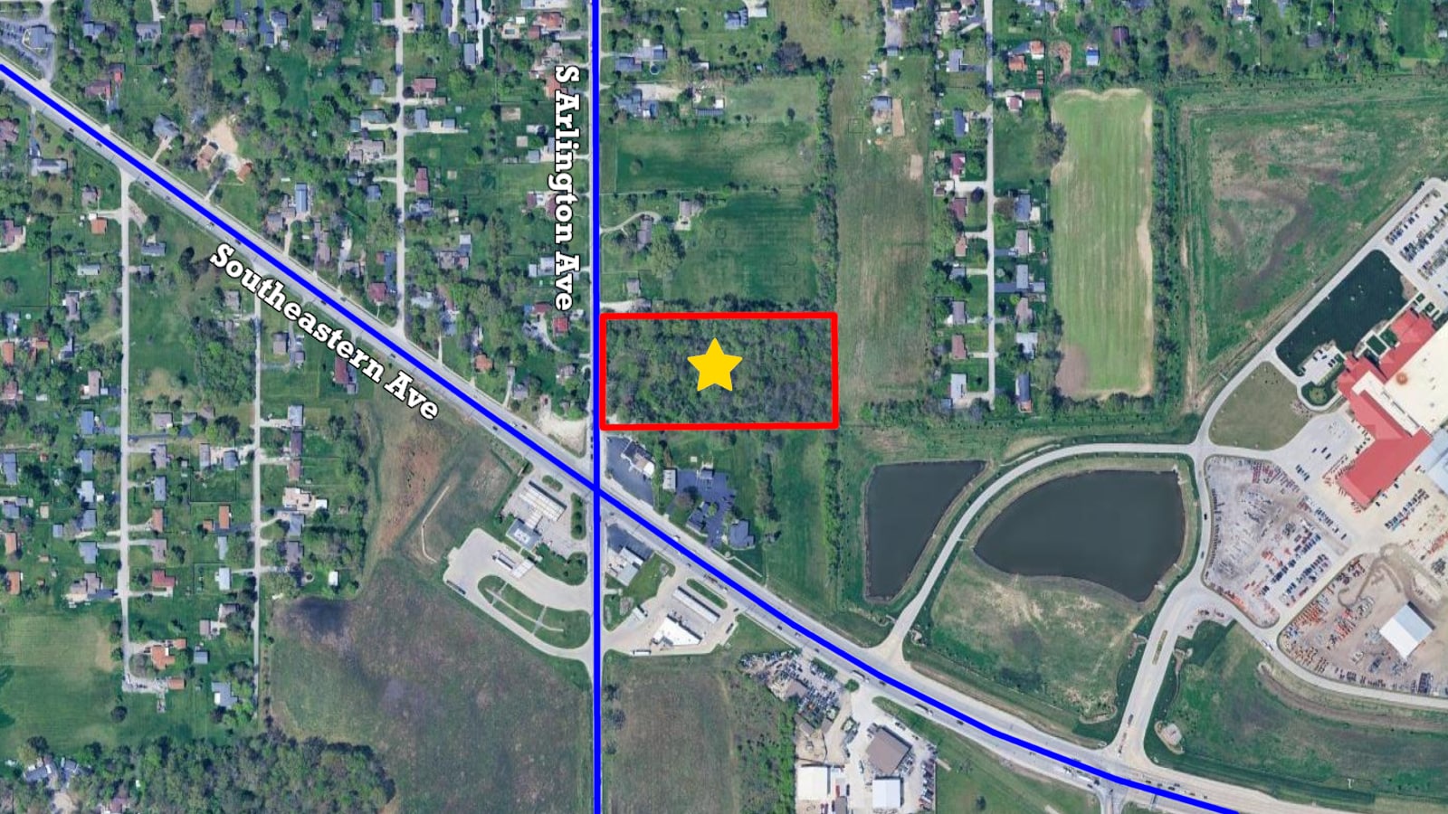 2345 S Arlington Ave, Indianapolis, IN for sale Aerial- Image 1 of 6