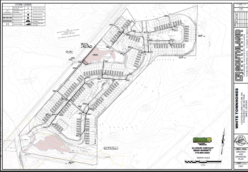 1491 Cassville White Rd NE, White, GA à vendre - Plan de site - Image 3 de 5