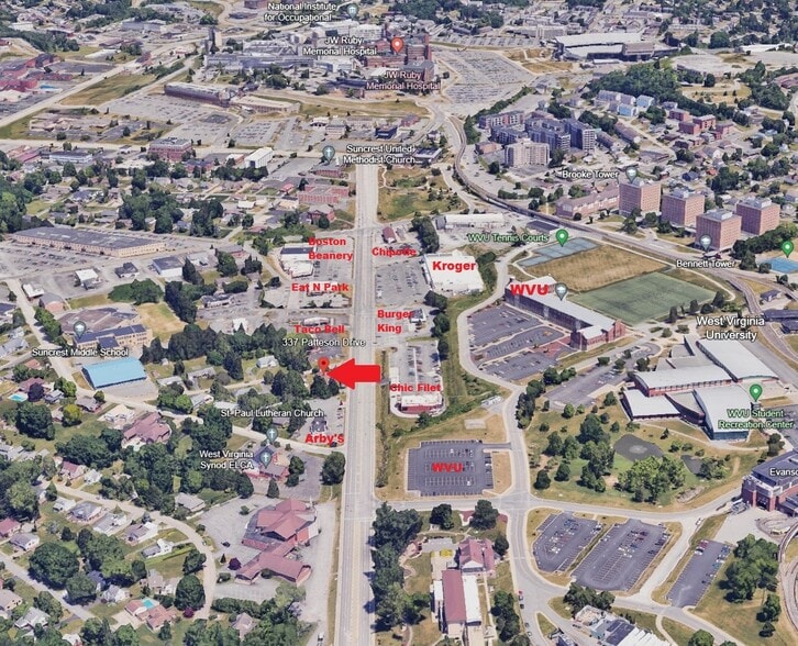 337 Patteson Dr, Morgantown, WV à vendre - Aérien - Image 1 de 24