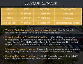 2700-2826 Marconi Ave, Sacramento, CA for lease Building Photo- Image 1 of 5