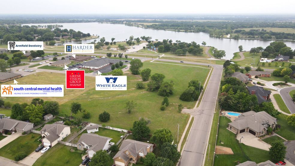 N Ohio & David Ave, Augusta, KS for sale - Aerial - Image 3 of 4