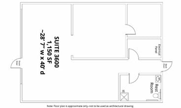 6015 Hillcroft Ave, Houston, TX à louer Plan d’étage- Image 2 de 3