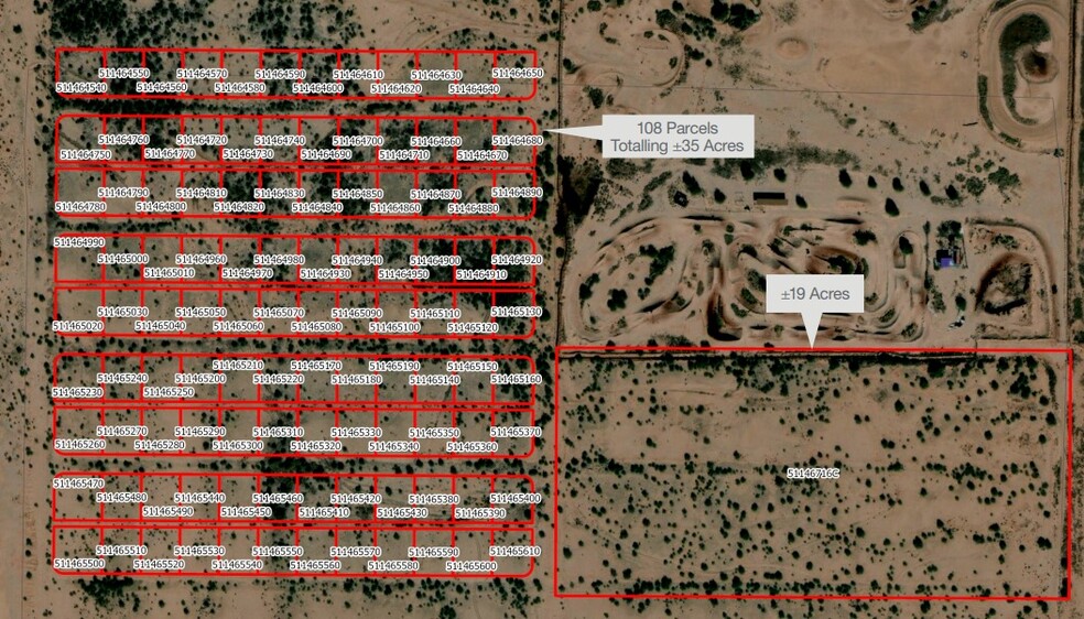 Hanna Rd & Palomas Dr, Casa Grande, AZ à vendre - Plan cadastral - Image 2 de 4