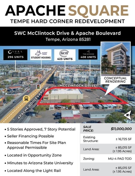 1747 E Apache Blvd, Tempe, AZ for sale - Building Photo - Image 1 of 13