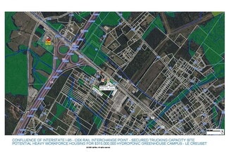 More details for Intermodal Interchange Site - I-95 & CSX Rail Centric by 1 Minute - Workforce Housing, Yemassee, SC - Land for Sale