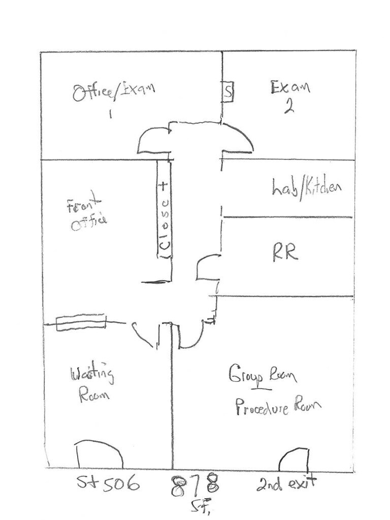 120 Sister Pierre Dr, Towson, MD for lease Floor Plan- Image 1 of 5