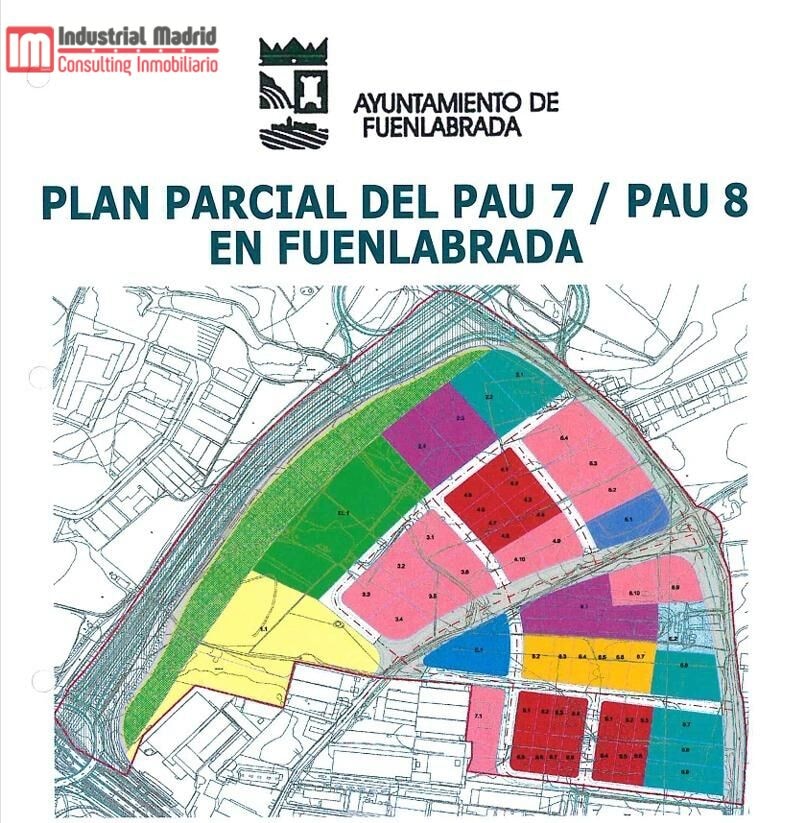 Terrain dans Fuenlabrada, Madrid à vendre Plan de site- Image 1 de 2