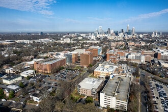 1900 Randolph Rd, Charlotte, NC - AERIAL  map view