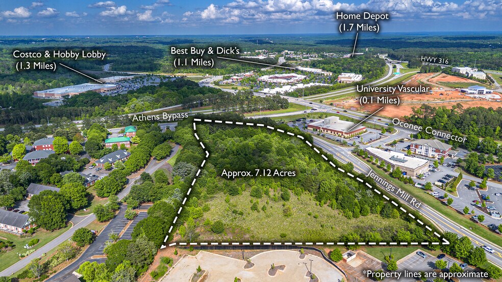 1331 Jennings Mill rd, Watkinsville, GA à vendre - Photo du bâtiment - Image 2 de 5