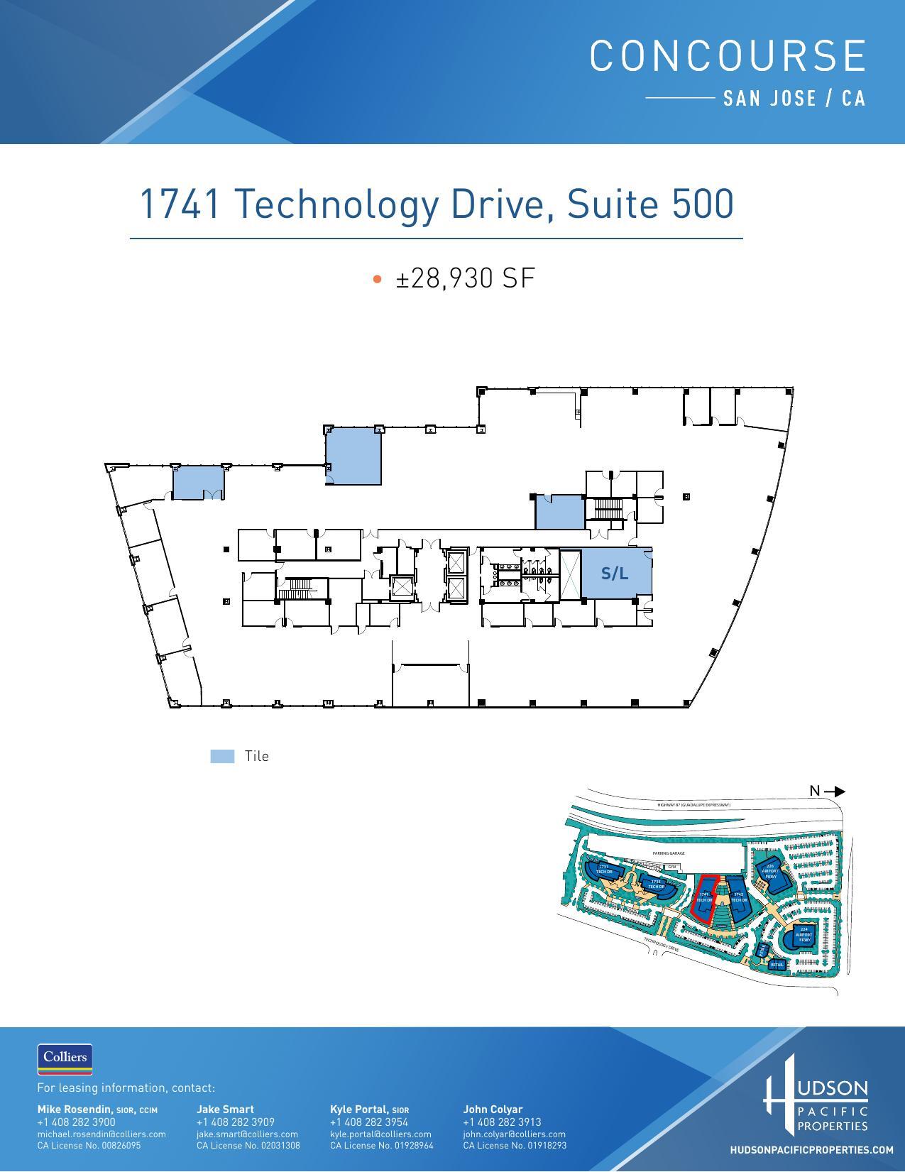 224 Airport Pkwy, San Jose, CA à louer Plan d’étage- Image 1 de 1