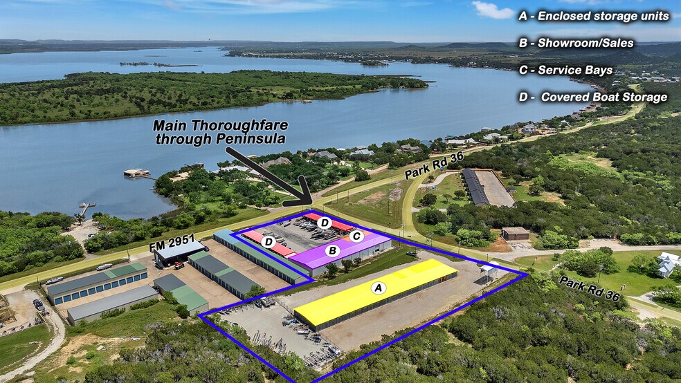 1770 FM 2951, Graford, TX à vendre - Aérien - Image 2 de 12