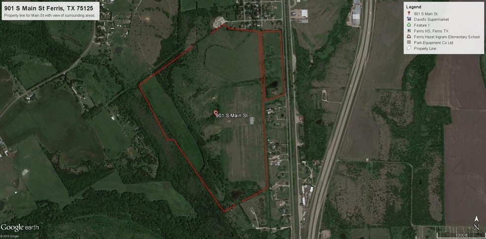 901 S Main St, Ferris, TX for lease - Primary Photo - Image 1 of 2