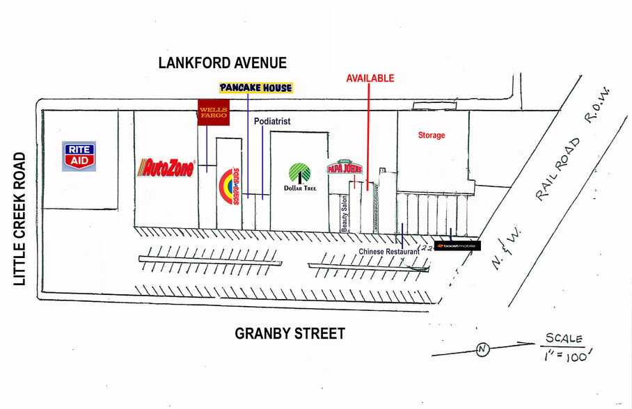 7637-7657 Granby St, Norfolk, VA for lease - Building Photo - Image 2 of 2