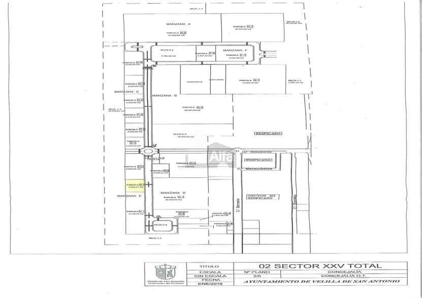 Land in Velilla de San Antonio, Madrid for sale - Site Plan - Image 2 of 2