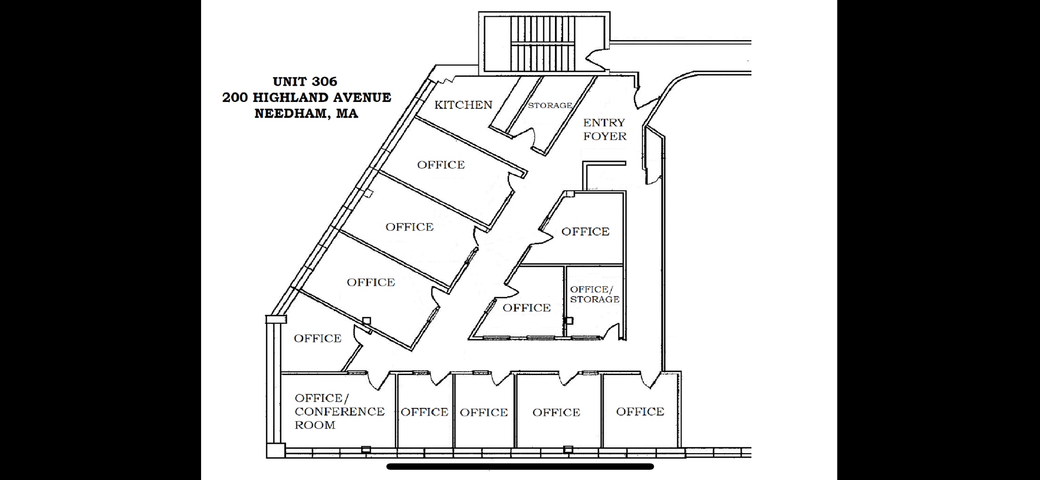 200 Highland Ave, Needham, MA for lease Floor Plan- Image 1 of 1