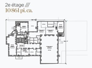 1175-1183 Pl Du Frère-André, Montréal, QC à louer Plan d’étage- Image 1 de 1