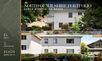 Plus de détails pour North of Wilshire Portfolio – Multi-résidentiel à vendre, Santa Monica, CA