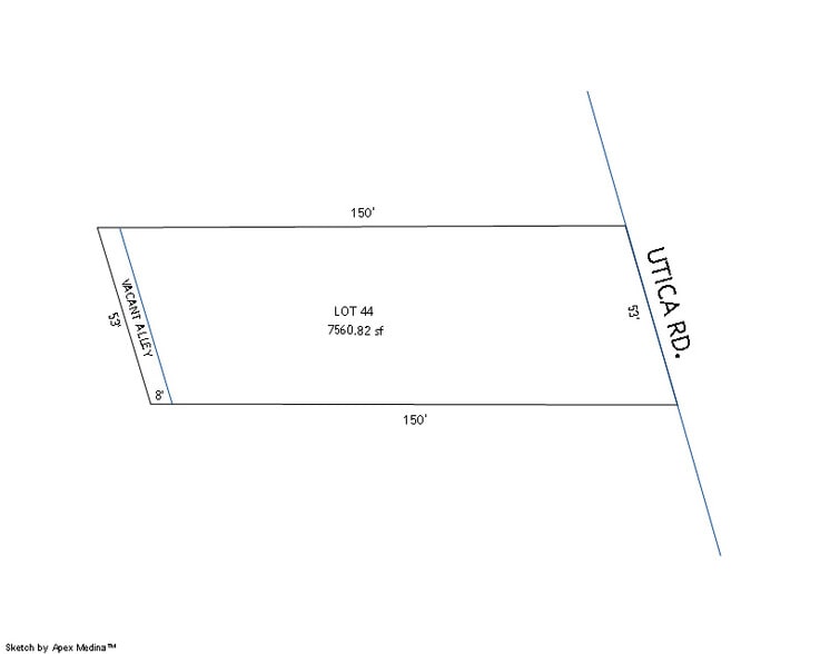 0 Utica, Fraser, MI à vendre - Plan d’étage - Image 2 de 3