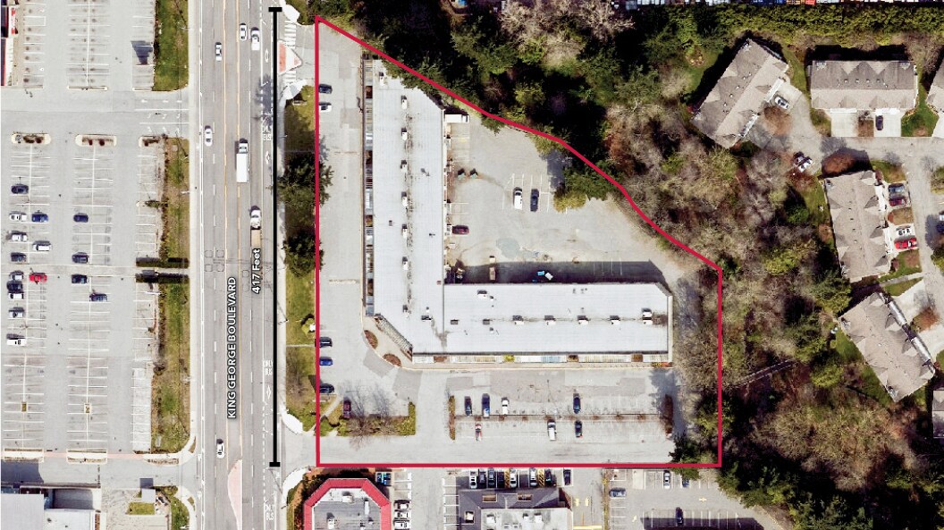 6870-6898 King George Blvd, Surrey, BC for sale Aerial- Image 1 of 1
