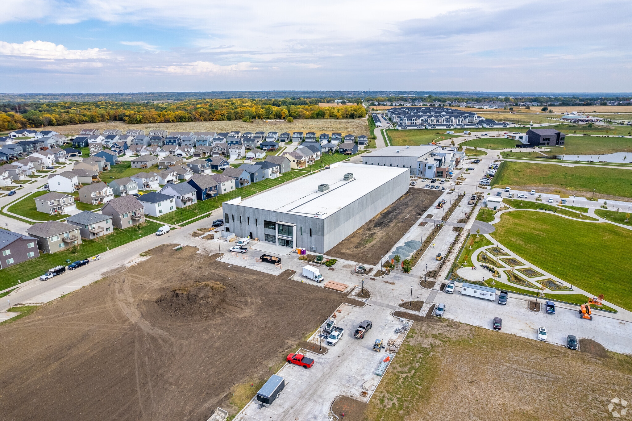 1120 NE Station Xing, Grimes, IA for lease Aerial- Image 1 of 6