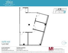 2860 S River Rd, Des Plaines, IL for lease Floor Plan- Image 1 of 4
