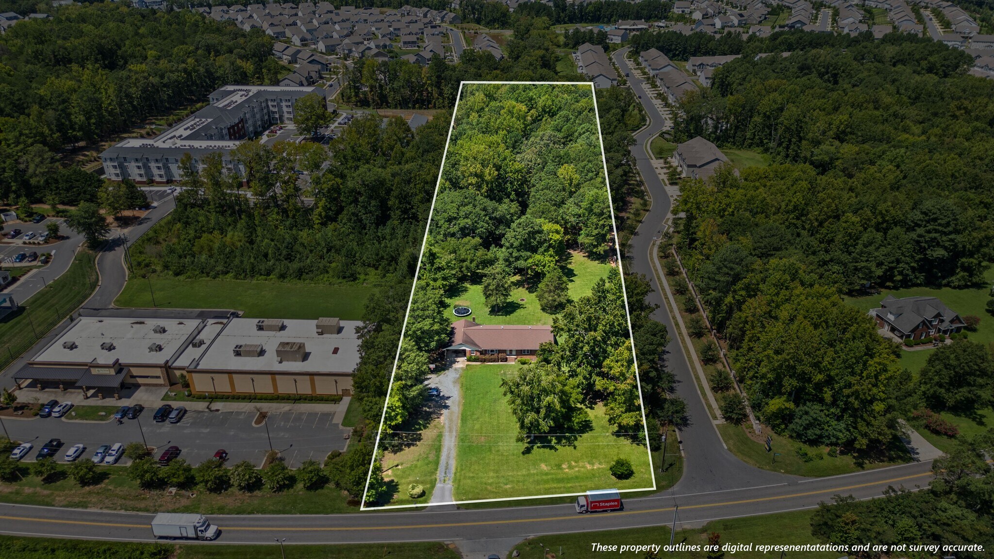 9923 Harrisburg Rd, Fort Mill, SC for sale Aerial- Image 1 of 5