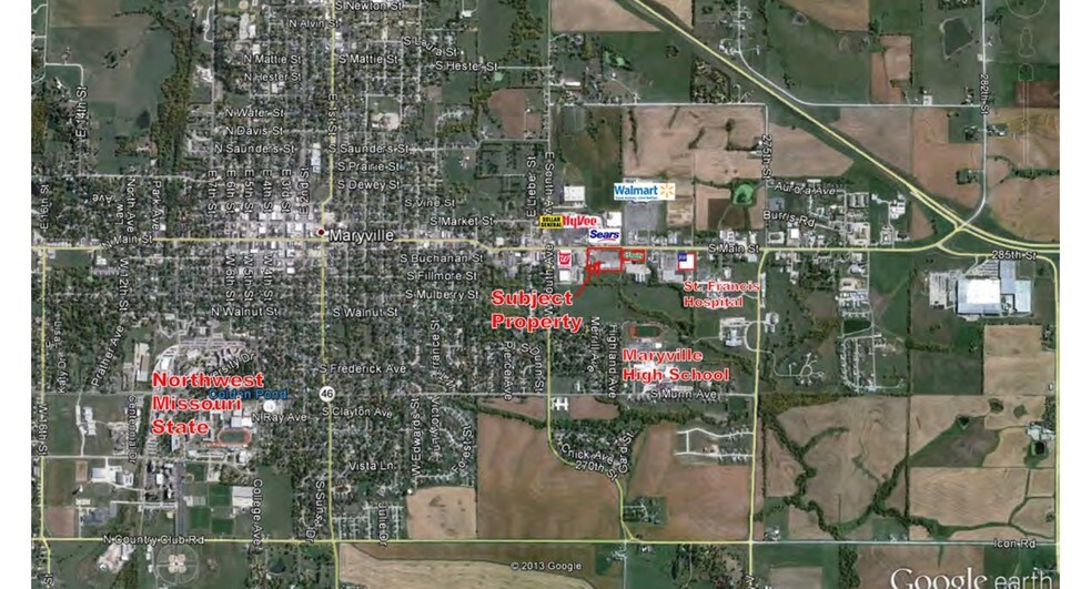 1400 S Main St, Maryville, MO à louer - Aérien - Image 3 de 5