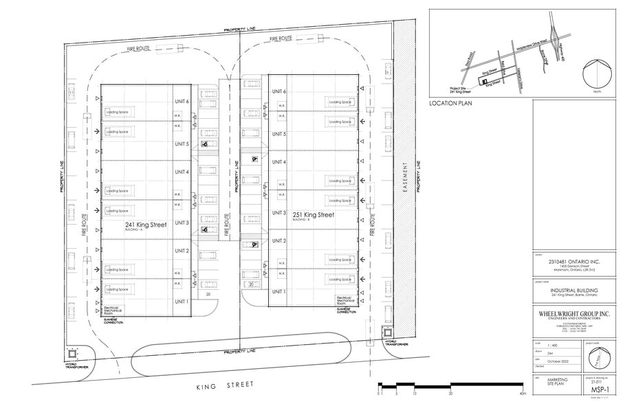 241 King St, Barrie, ON for lease - Site Plan - Image 3 of 11