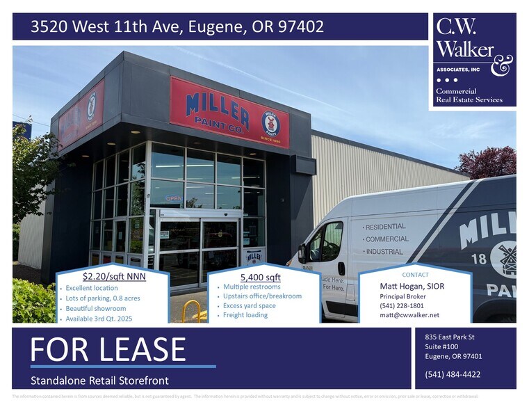 3520 W 11th Ave, Eugene, OR for lease - Building Photo - Image 1 of 4