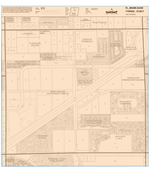 16195 SW 320th St, Homestead, FL à vendre - Plan cadastral - Image 3 de 3