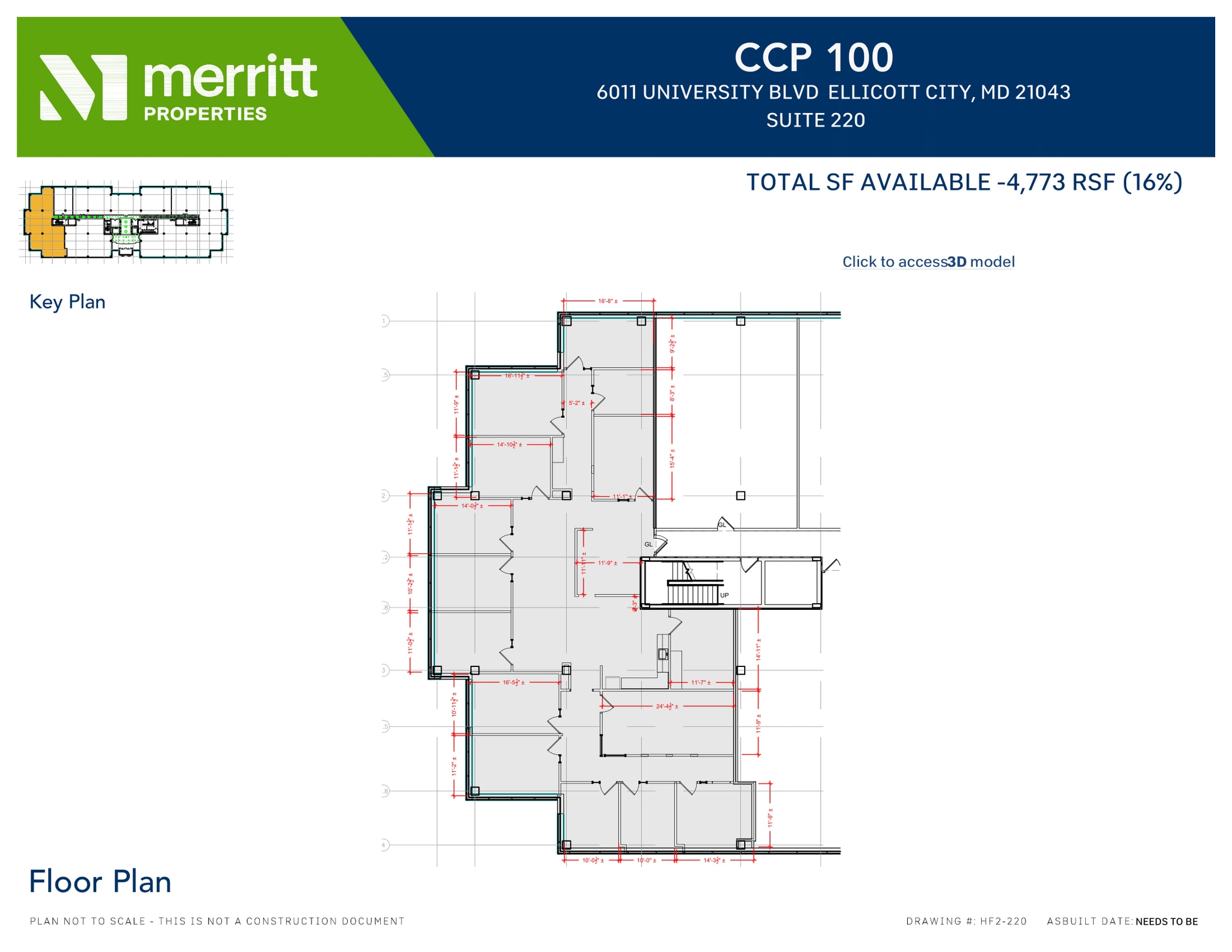6011 University Blvd, Ellicott City, MD for lease Floor Plan- Image 1 of 1
