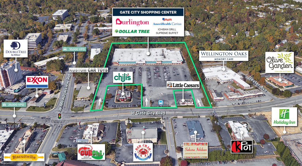 3018-3022 High Point Rd, Greensboro, NC for lease - Building Photo - Image 2 of 20