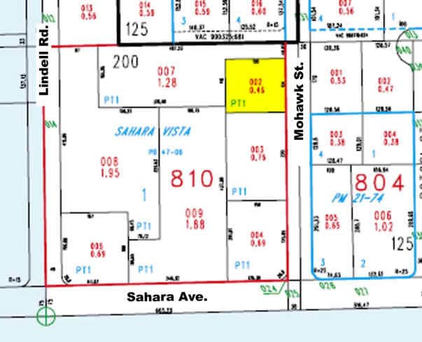 5430 W Sahara Ave, Las Vegas, NV for lease - Plat Map - Image 2 of 50