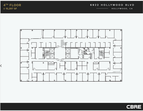 6922 Hollywood Blvd, Los Angeles, CA for lease Floor Plan- Image 1 of 1