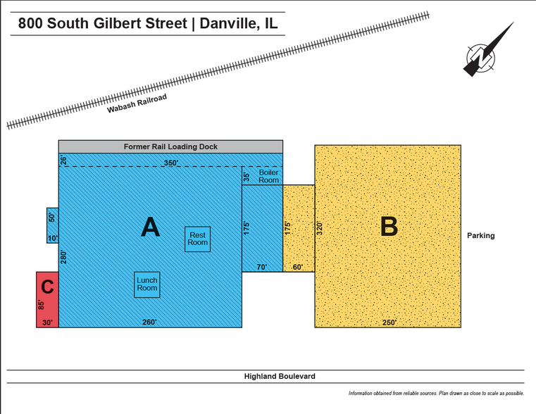 800 S Gilbert St, Danville, IL à louer - Plan d  tage - Image 2 de 2