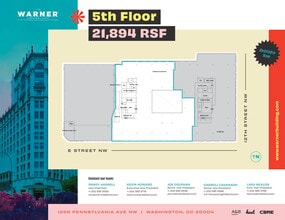 1299 Pennsylvania Ave NW, Washington, DC à louer Plan d’étage- Image 1 de 1
