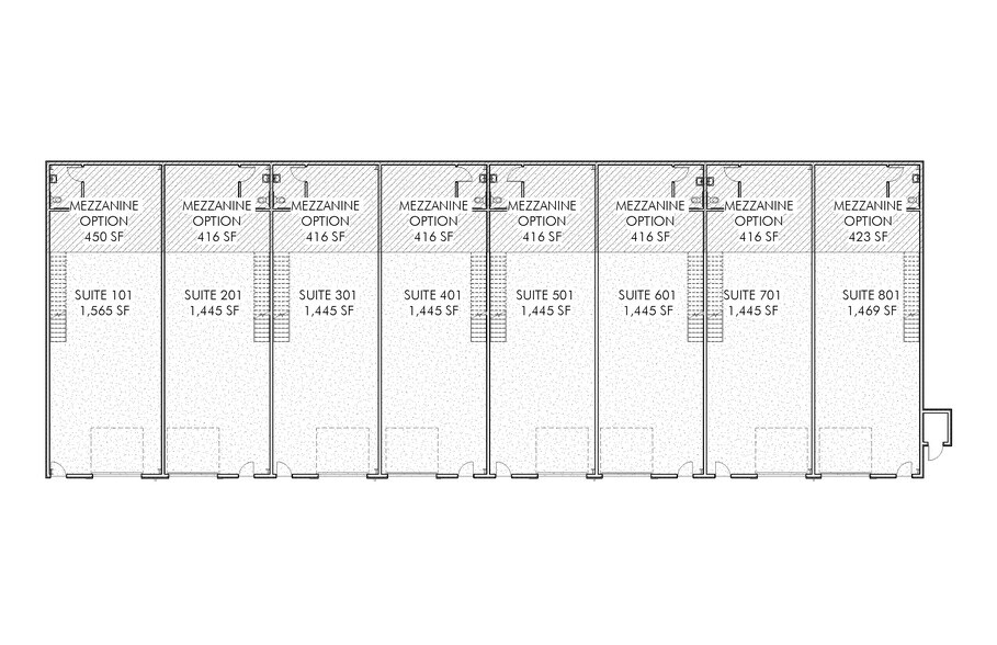 1890 Commerce Park, Round Rock, TX à louer - Plan d’étage type - Image 2 de 3