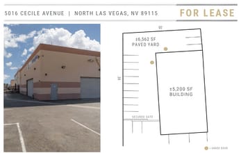 5016 Cecile Ave, Las Vegas, NV for lease Site Plan- Image 2 of 4