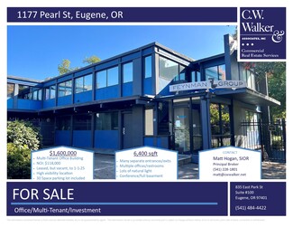 Plus de détails pour 1177 Pearl St, Eugene, OR - Bureau à vendre